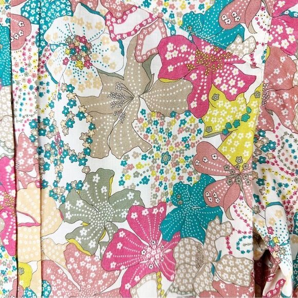 Alicia Bell Collection Colorful Boho Tunic Top Sz 4 - Picture 5 of 9